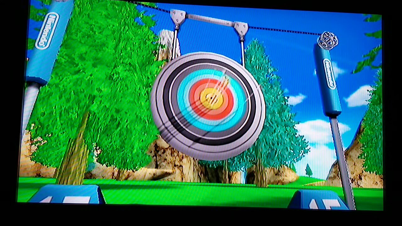 Wii sports resort Archery 4 players