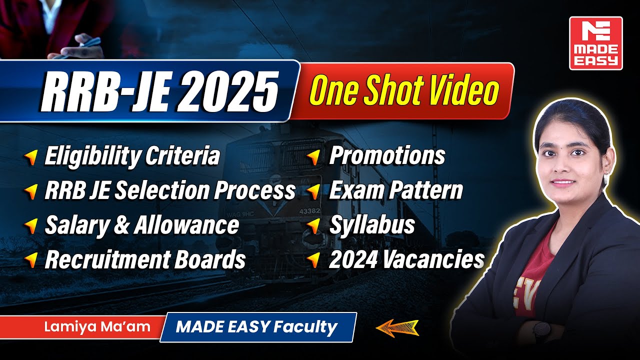 RRB JE 2025 | Salary | Promotion | Exam Pattern | Syllabus | Complete Details for Preparation
