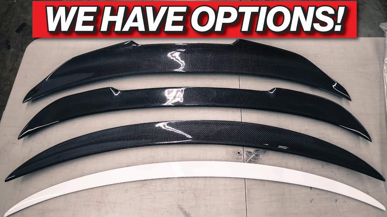 Какую карбоновую накладку на багажник выбрать? Установка спойлера BMW F87 M2