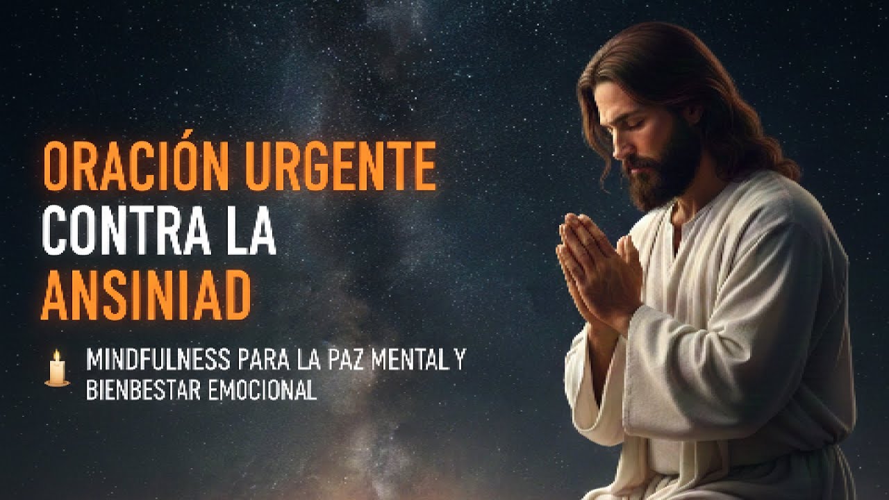 ORACIÓN para CALMAR la MENTE Ansiosa y Dormir en PAZ 🌙 (Guerra Espiritual)