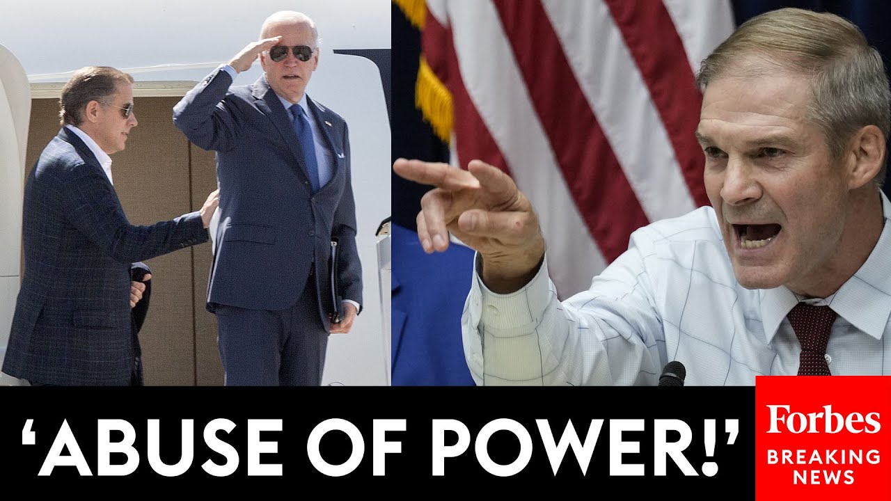 BREAKING NEWS: Jim Jordan Castigates Bidens For 'Influence Peddling Scheme' At Impeachment Hearing