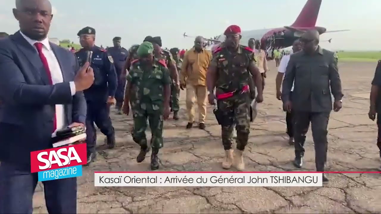 À Mbujimayi, le général John Tshibangu promet de réduire l’insécurité dans l’espace grand Kasaï