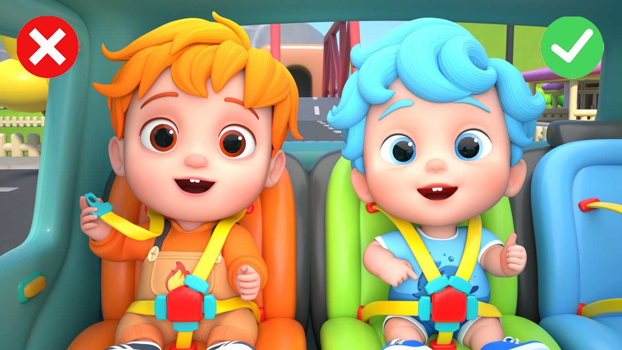 Let’s Buckle Up | Car Safety for Kids | Seat Belt Song | Elementies - Kids Songs