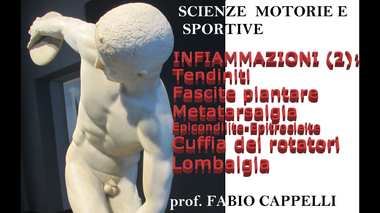 INFIAMMAZIONI (2): Tendiniti, Fascite Plantare, Epicondilite, Metatarsalgia, Lombalgia
