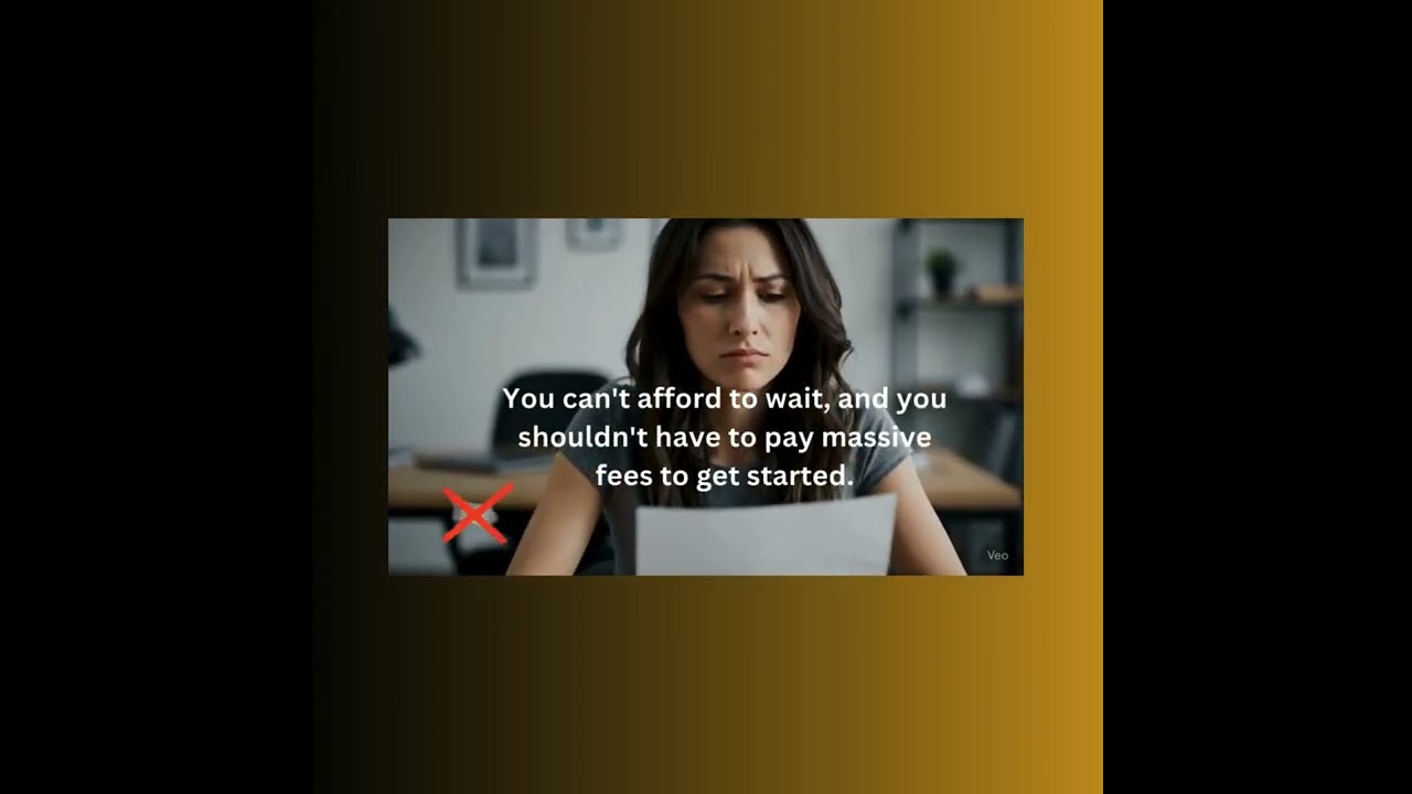 You can't afford to wait,