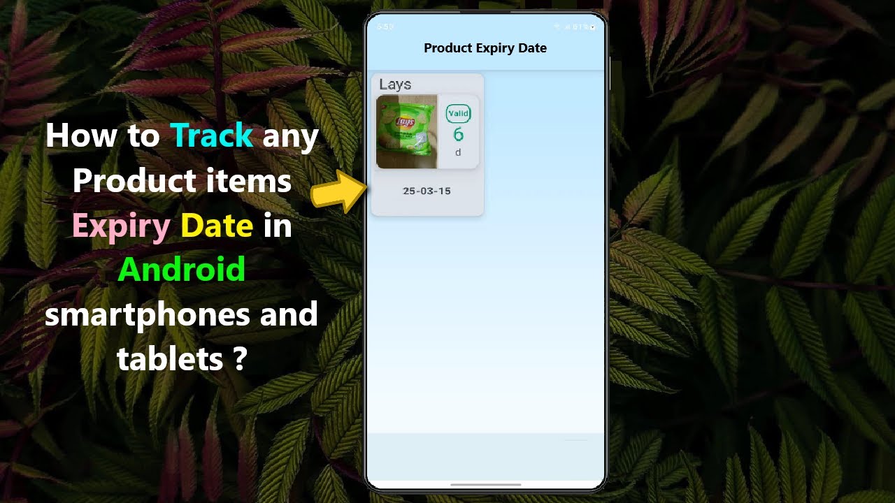 How to Track any Product items Expiry Date in Android smartphones and tablets ?