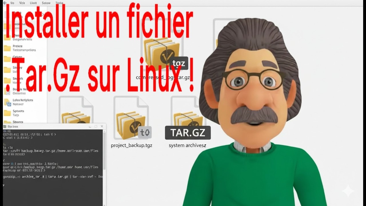 Linux, comment installer un fichier TAR.GZ sur Linux ?