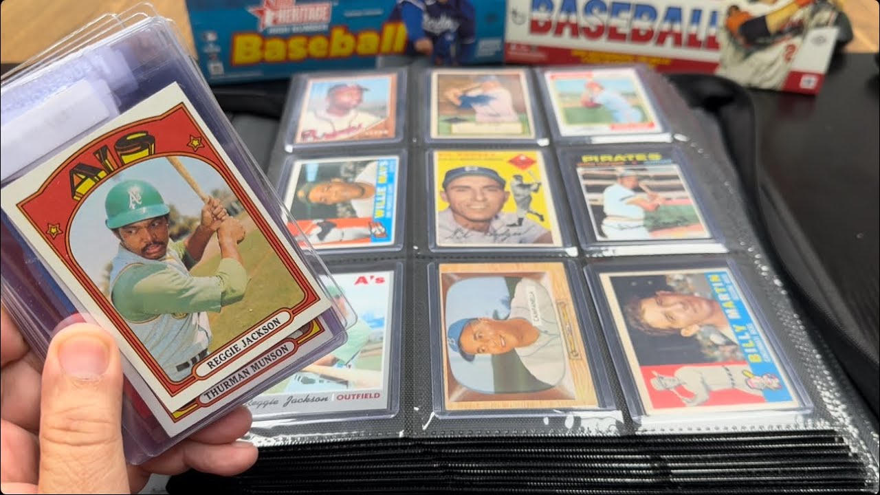 Vintage Binder Update! Vintage baseball cards