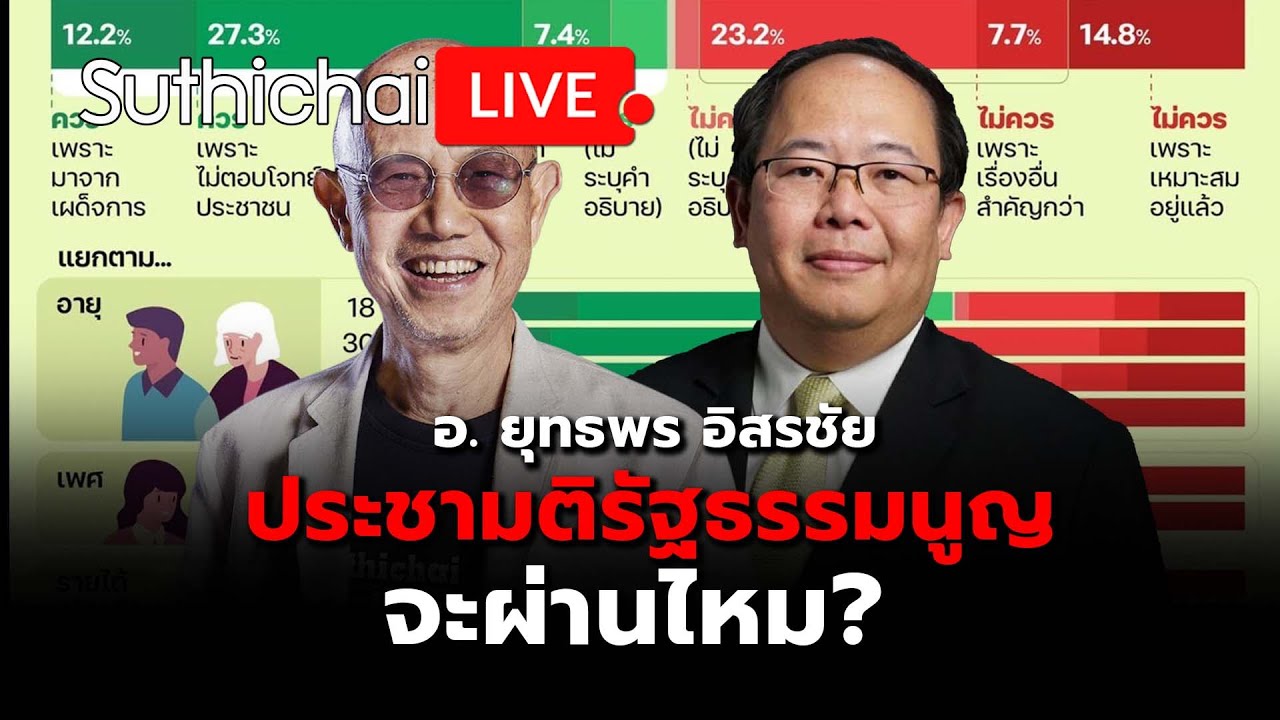 ประชามติรัฐธรรมนูญจะผ่านไหม? : Suthichai live 1-2-2569