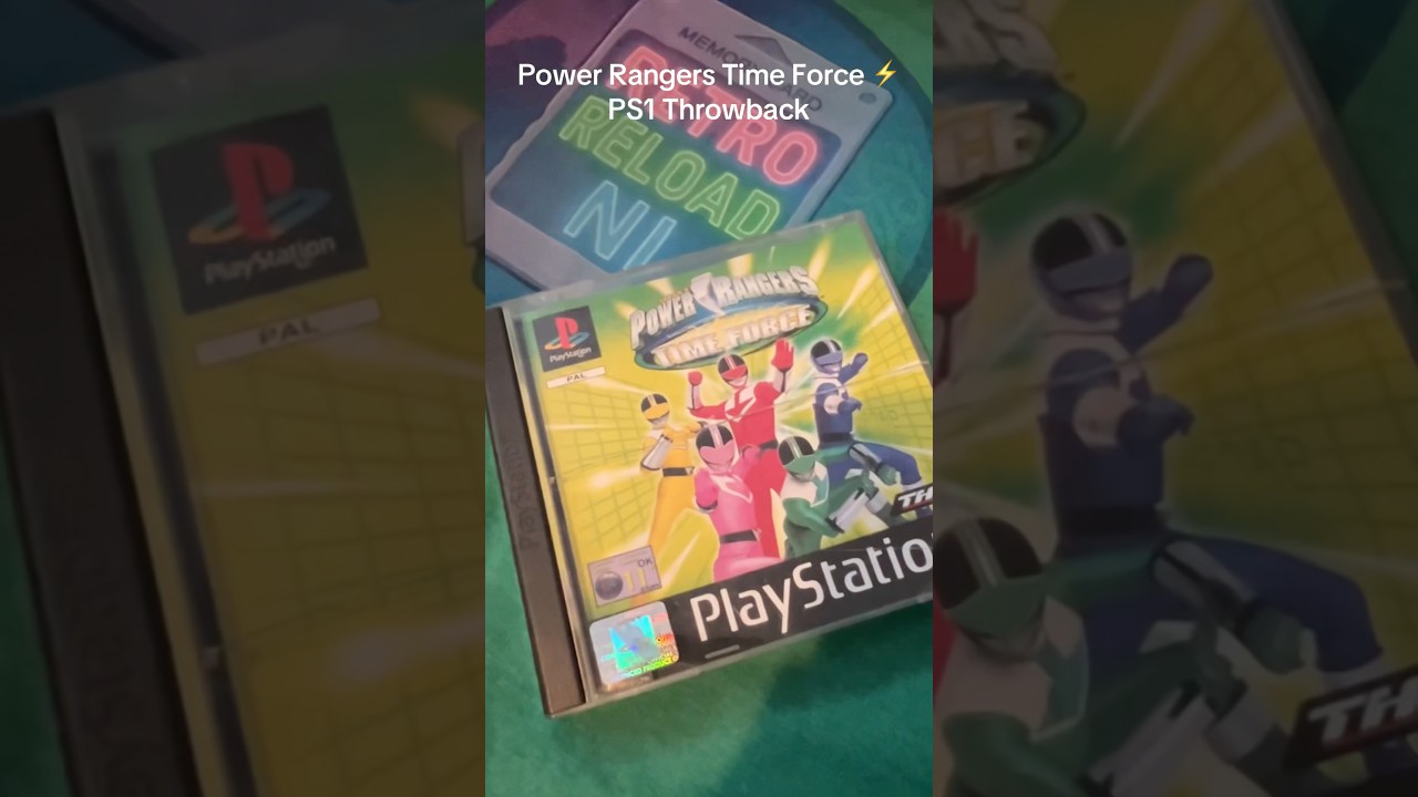Power Rangers Time Force ⚡ PS1 Throwback 