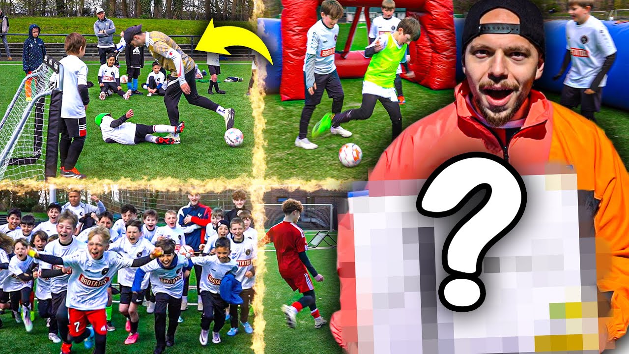 EPISCHE FUßBALL CHALLENGE vs UNSER FUßBALL CAMP! + Mystery Preis