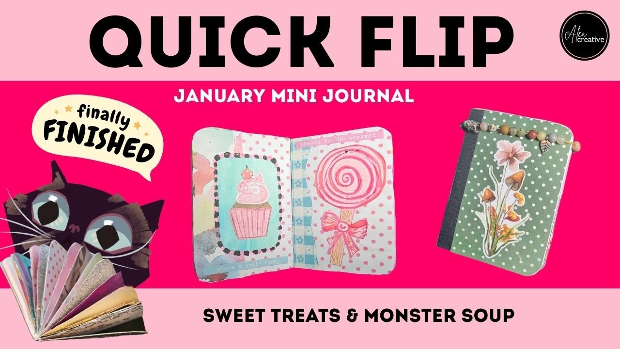 Quick flip of  Jan mini journal