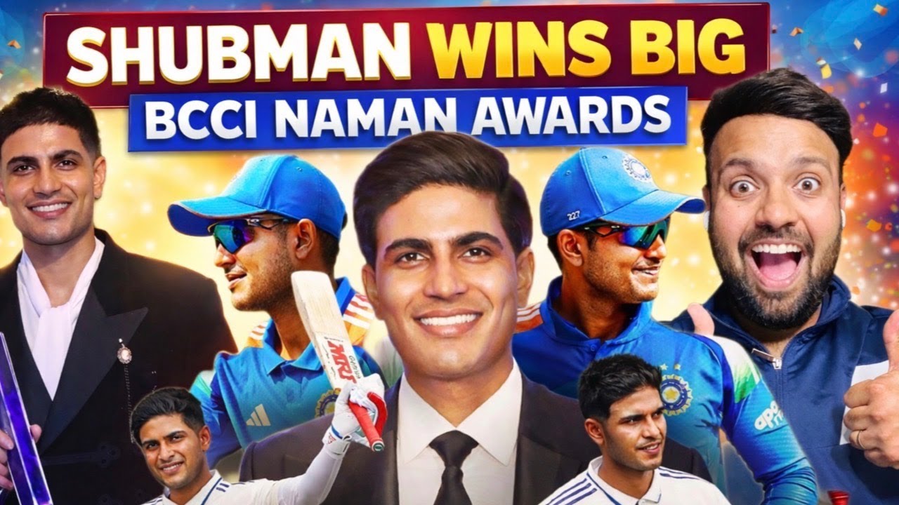 BCCI Naman Awards 2026 🏆 Shubman Gill Wins BIG! Full Winners List Explained