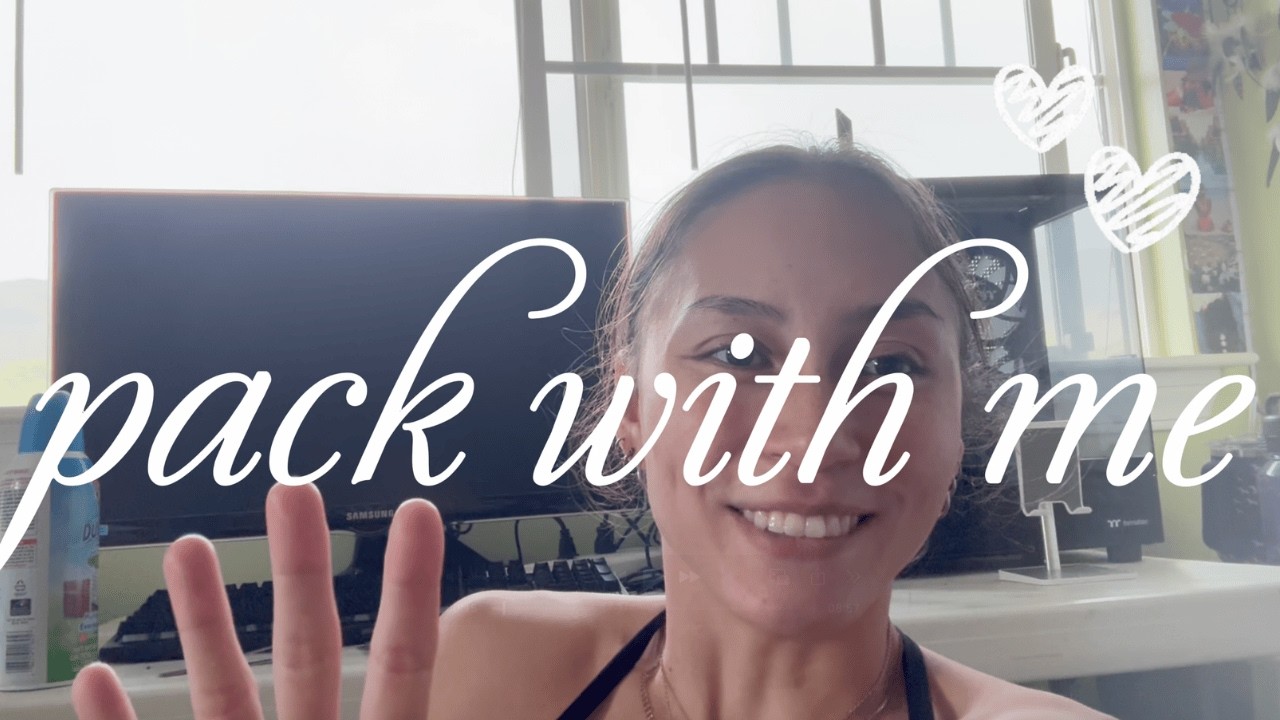 GRWM to Travel ✈️ packing, yapping & pre-trip chaos