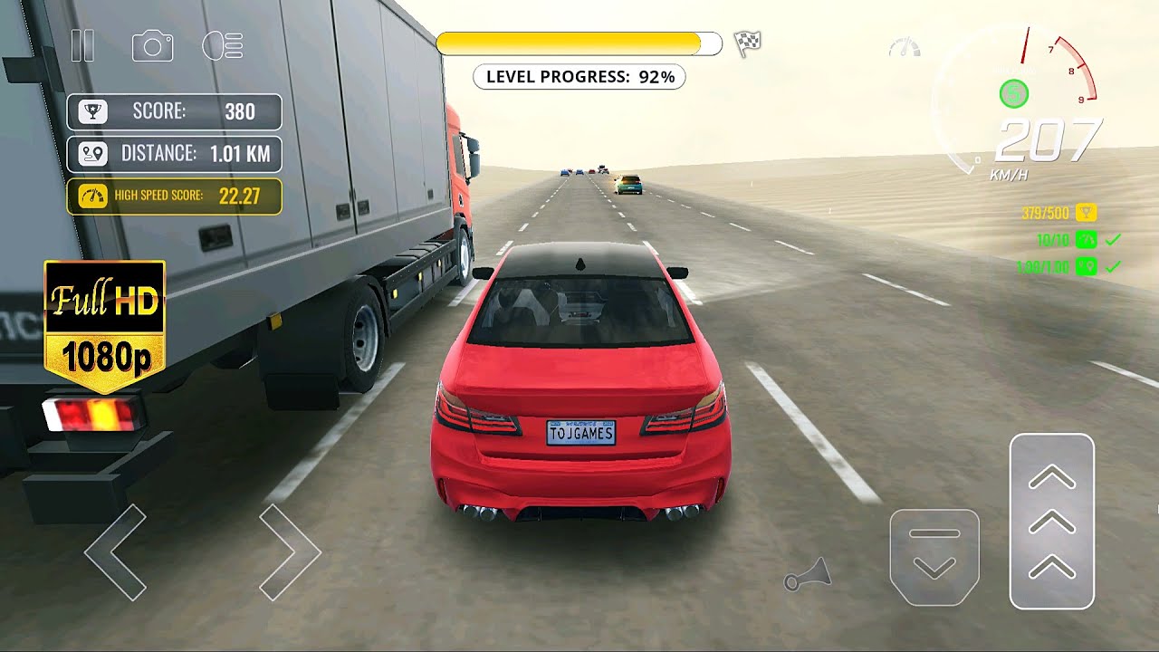 Racing Car Game With Realistic Graphics | Traffic Racer Pro | Android Gameplay [HD]