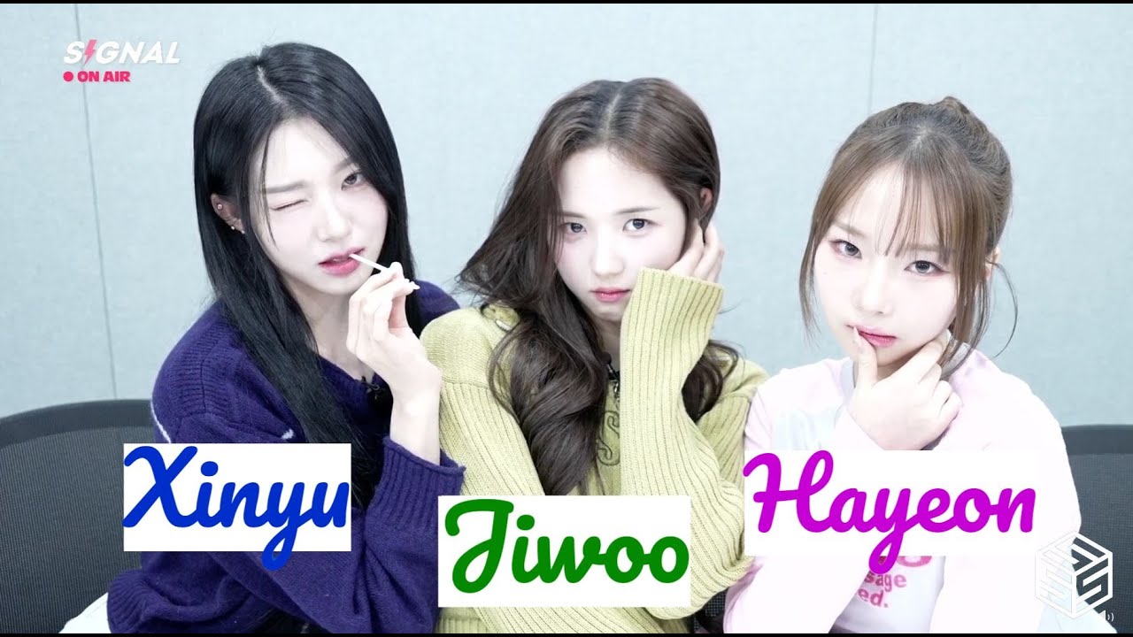 [ENG SUB] tripleS Weibo SIGNAL LIVE 240314 (Jiwoo, Xinyu, Hayeon) 트리플에스 College Life & Acting
