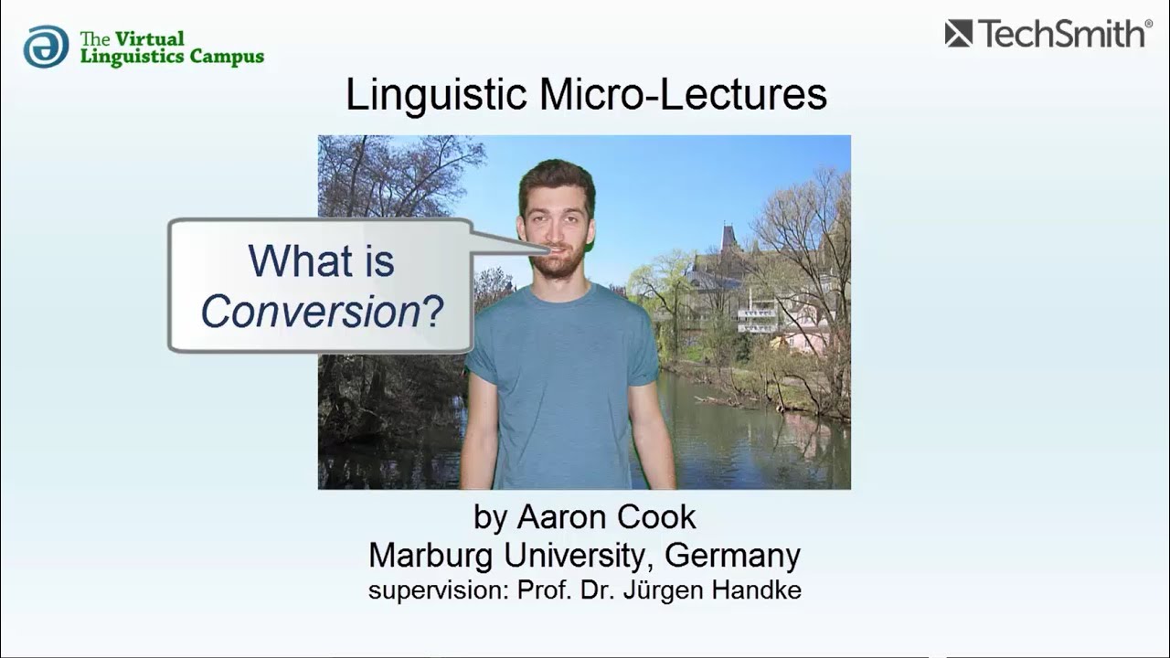 MOR_016 - Linguistic Micro-Lectures: Conversion