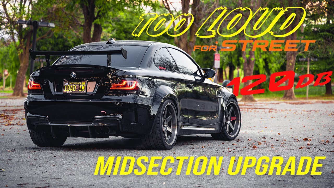 BMW e82 Exhaust Upgrade - N54 vs N55 Midsection - GT Meistershaft Race Exhaust (Too loud for Street)