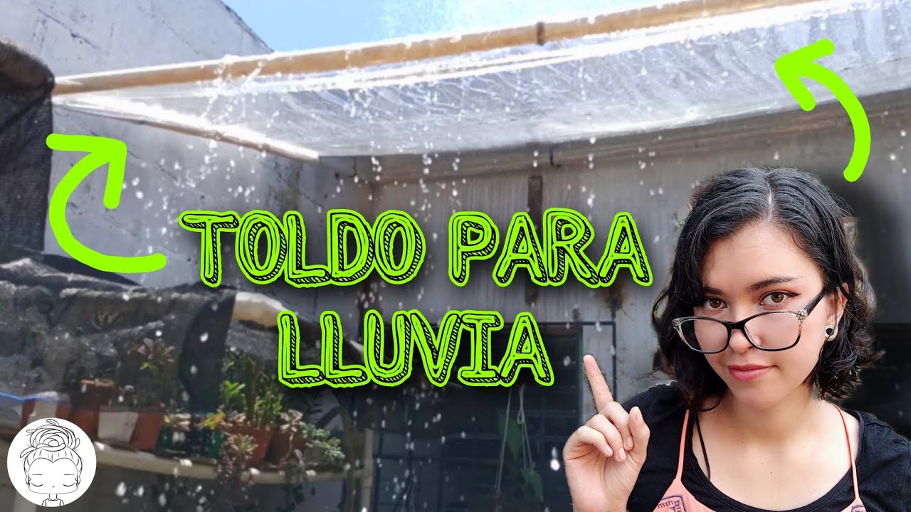 PROTEGE TUS SUCULENTAS DE LA LLUVIA/ TUTORIAL TOLDO PARA LLUVIA ✅✅✅