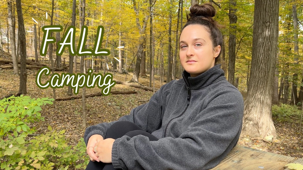 SOLO CAMPING at Cunningham Falls State Park in Maryland // FALL COLORS! // Vlog