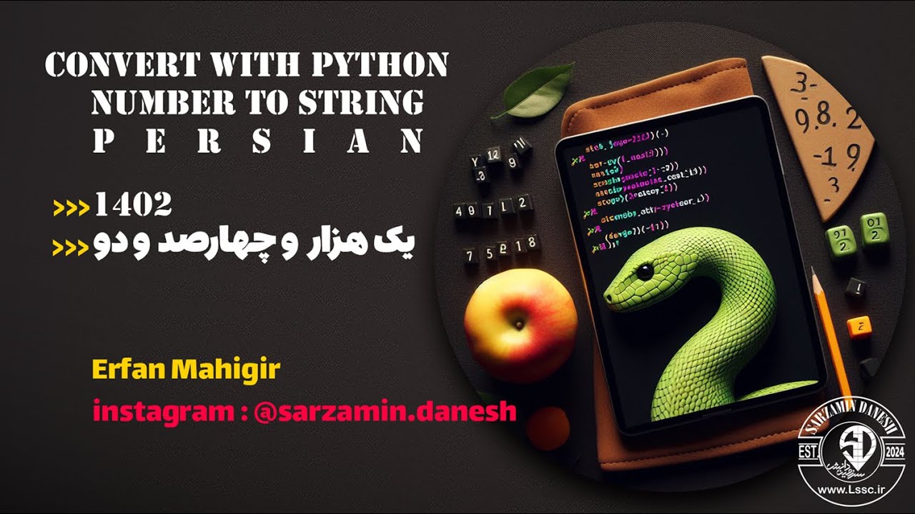 Convert Number To String Persian With Python