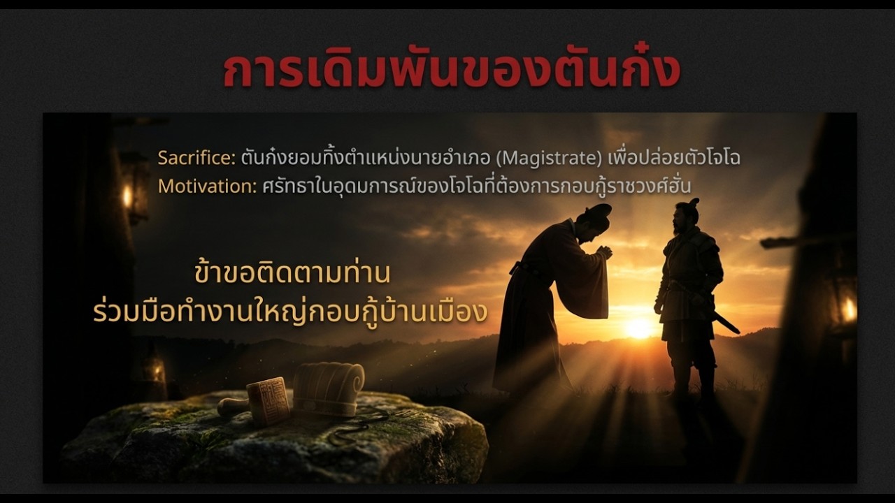 สามก๊ก ตอนทางเลือกของโจโฉ และ นายอำเภอตันก๋ง EP 03