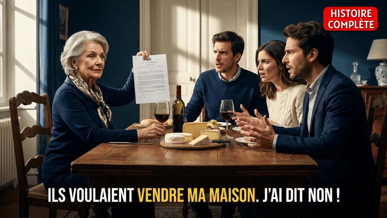 Mes enfants voulaient vendre ma maison dans mon dos, alors je les ai piégés au dessert.