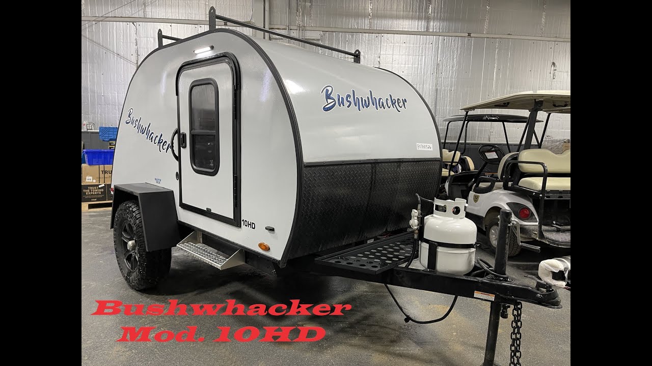 2023 Braxton Creek Bushwhacker 10HD Teardrop Trailer For Sale at Bish's RV of the Quad Cities
