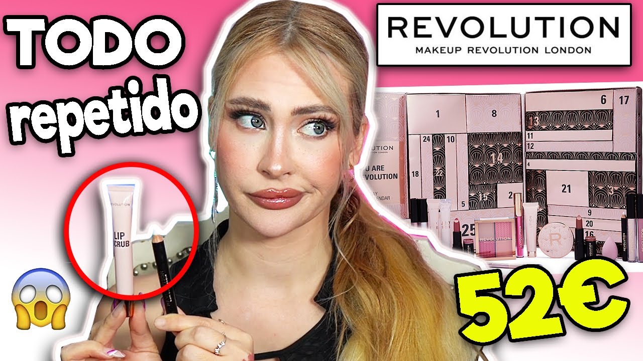 52💲 y productos repetidos 😭 ABRIENDO EL CALENDARIO DE ADVIENTO DE MAKEUP REVOLUTION 2022