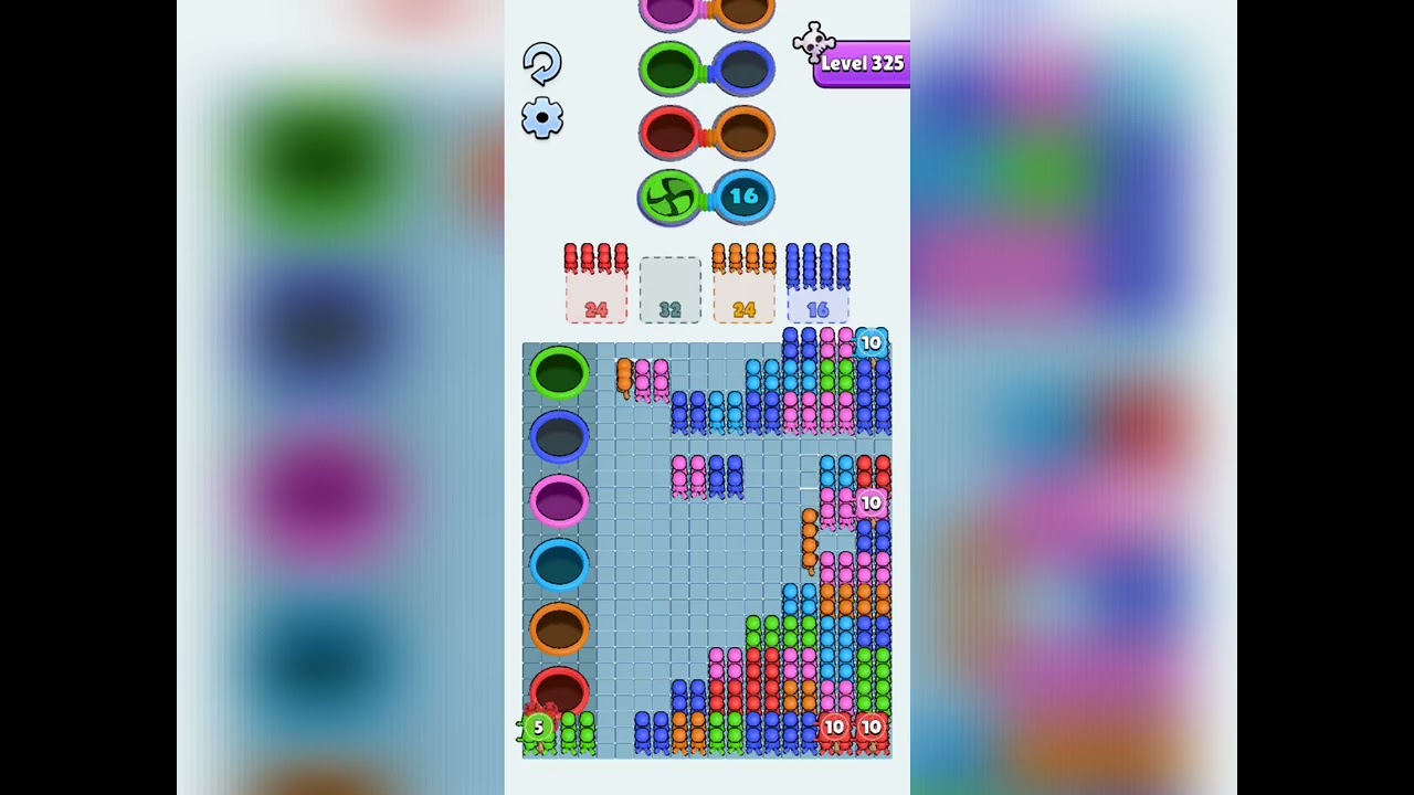 Hole People Level 325 Hard Walkthrough Solution