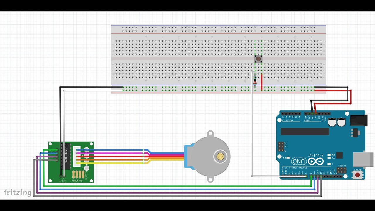Arduino Tutorial   Step Motor with Push Button  Part II