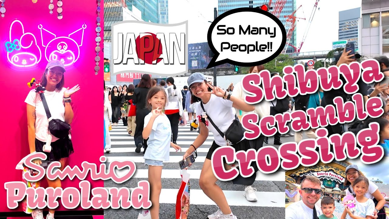 Lost in Tokyo? Still Had the Best Day – Shibuya Crossing, Sanrio Puroland & a Shopping Haul 😎🎀