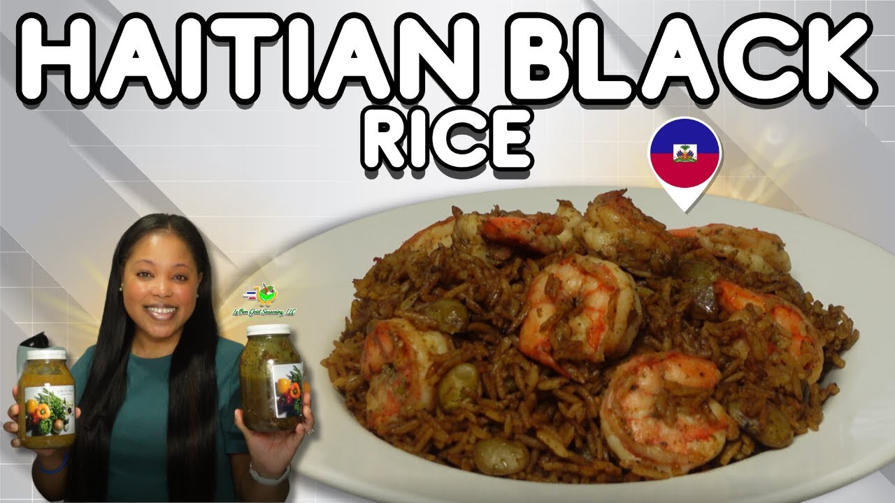 HOW TO MAKE THE PERFECT AND MOST DELICIOUS HAITIAN BLACK RICE| A MUST TRY| DIRI DJONDJON 🇭🇹🇭🇹