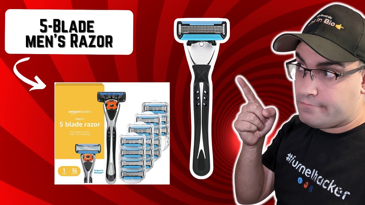 Amazon Basics 5-Blade Razor for Men