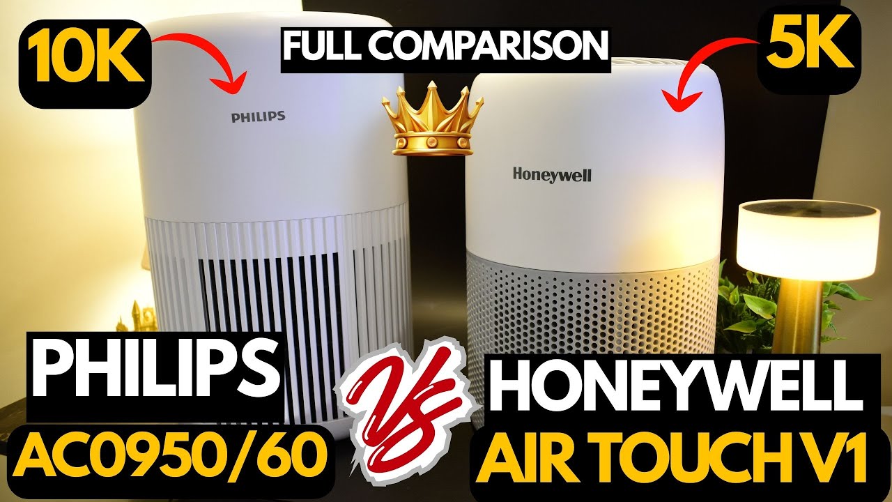 Philips AC0950/60 vs Honeywell Air Touch V1 Full Hindi Comparison - Which one is the best? 🤔
