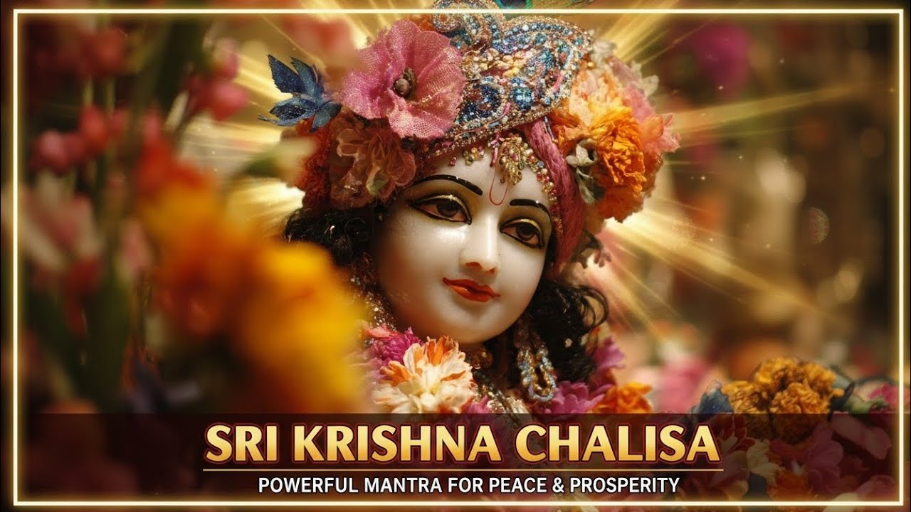 SHRI KRISHNA CHALISA | Powerful Krishna Mantra for Peace, Protection & Bhakti @RaagaX 