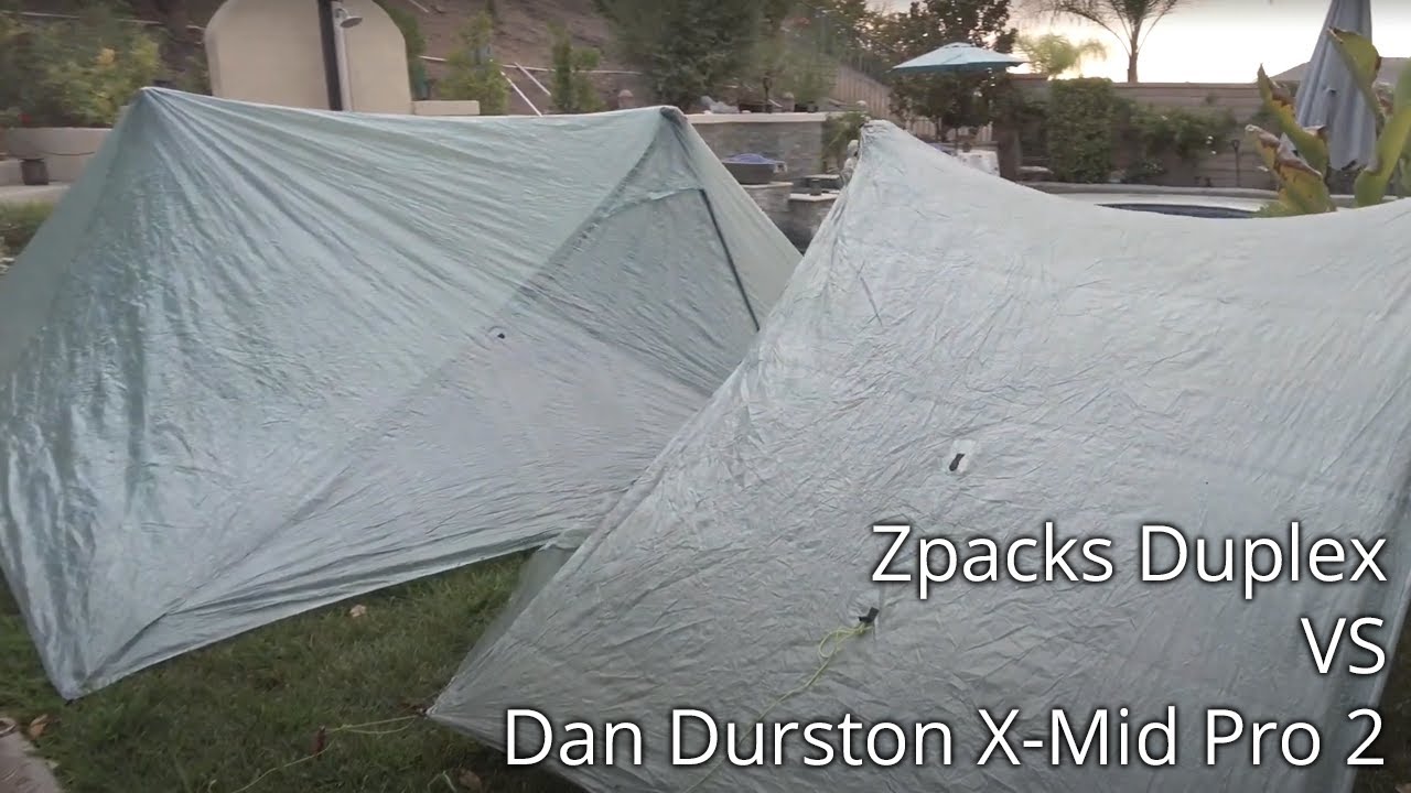 Zpacks Duplex VS Dan Durston X-Mid Pro 2 (Edits in Description)