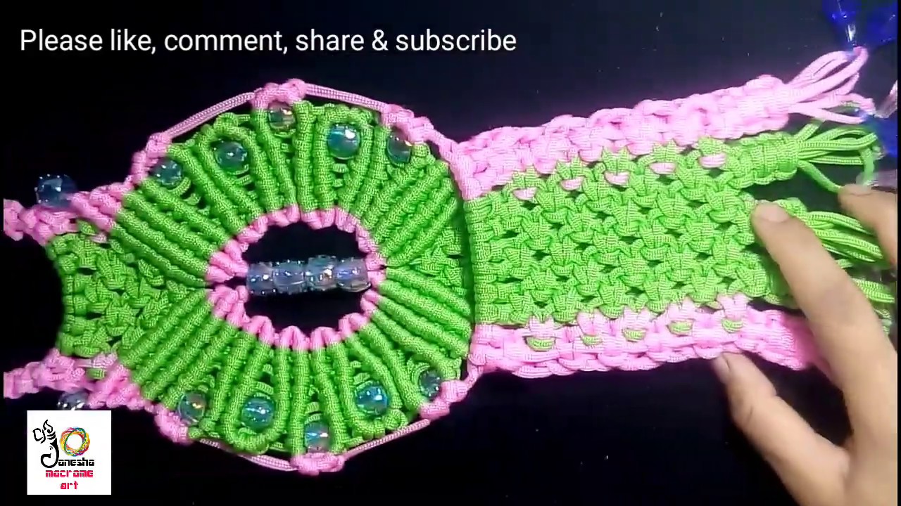 New Design Macrame Mobile Holder | Macrame Mobile Holder