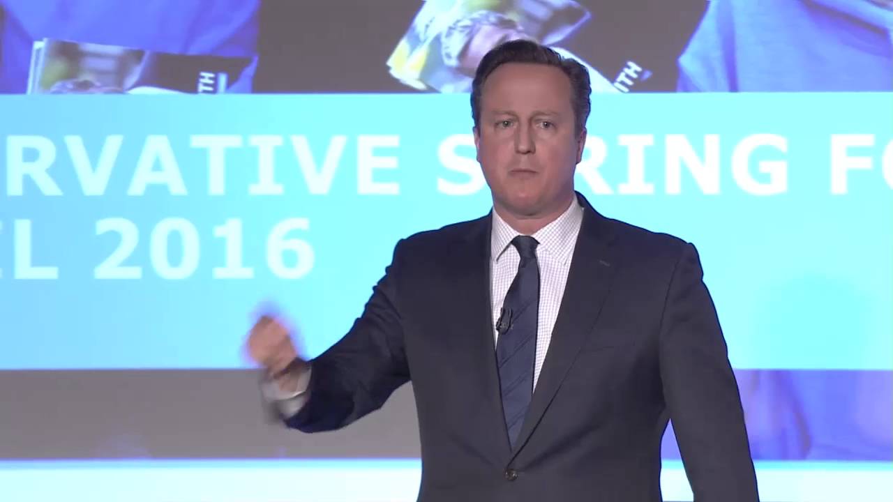 David Cameron: Speech to Conservative Spring Forum 2016