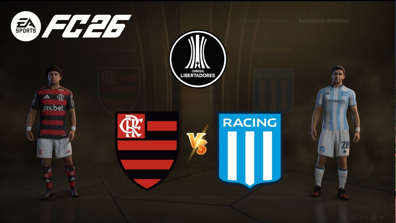 EA FC 26 - Flamengo vs Racing | Copa Libertadores 2025 - Semis Ida [4K 60]