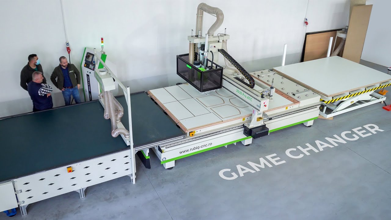 Automatizare completa a productiei - Router RUBIQ CNC 2030 AutoLoad