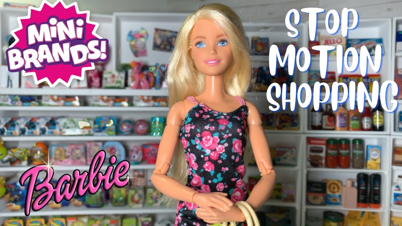 Barbie Shopping Routine - Barbie Mini Brands Shopping for Chelsea (Barbie Stop Motion)