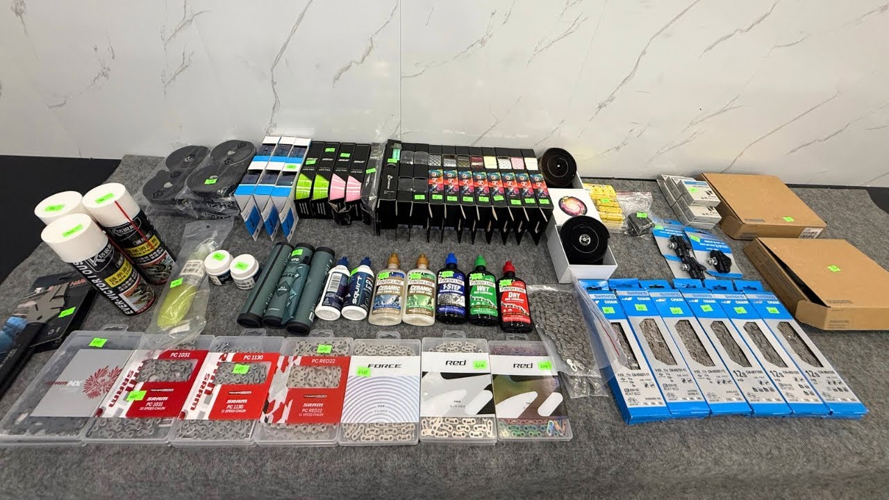 Dây Quấn, Sên Xe Đạp (SRAM và Shimano), Dầu Dưỡng Xích, Bố Thắng Đĩa và Vành