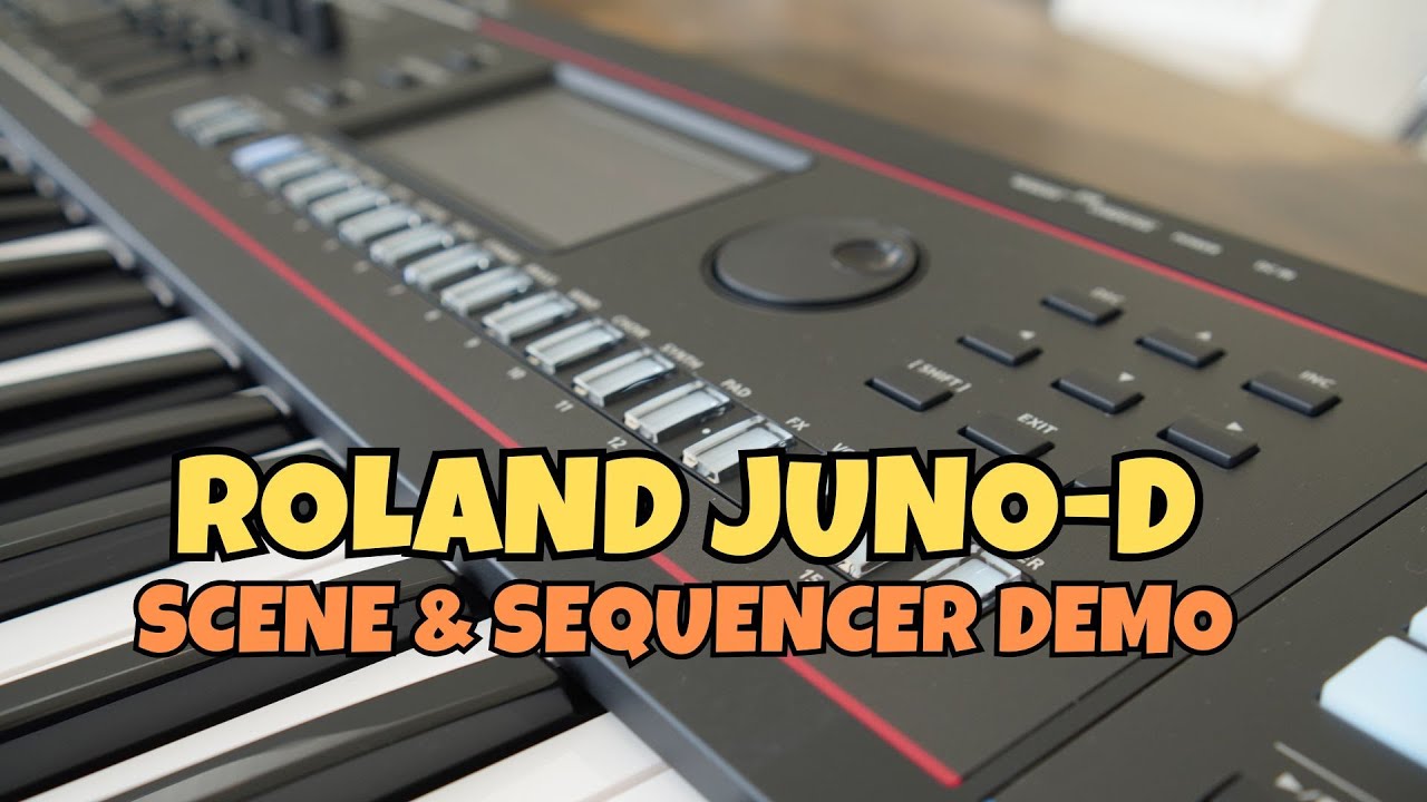 Учебное пособие по секвенсору ROLAND JUNO D6