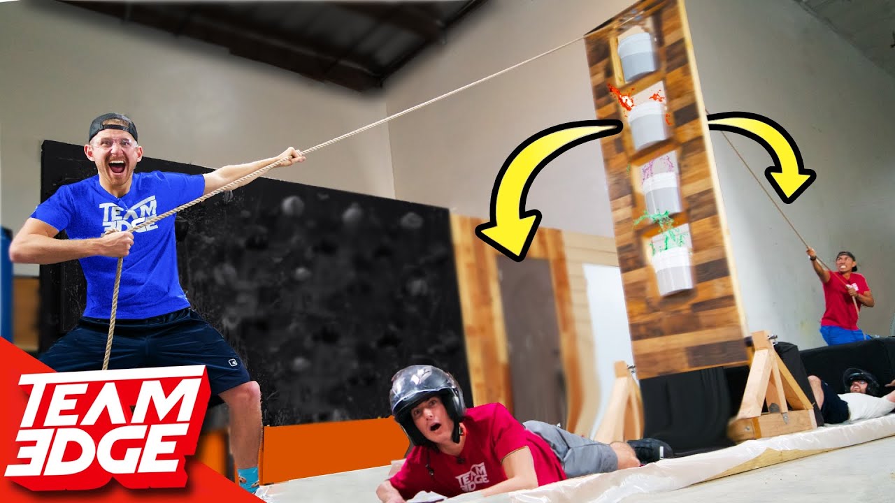 Giant Wall of Mess Tug o' War!! | Don't Get Your Teammate Dumped on!