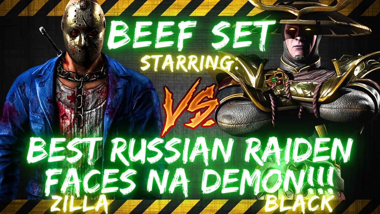 BEEF SET ft. Zilla vs Blackheart | BEST RUSSIAN RAIDEN FACES NA DEMON!!! 🎤👀🔥😱 *Read description*