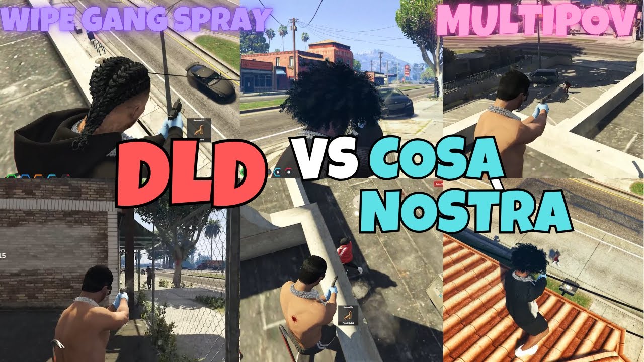 DLD (Manor) Уничтожьте банду COSA NOSTRA и сразитесь с ними в Мирор-парке | MULTIPOV | TIME2 RP GTA