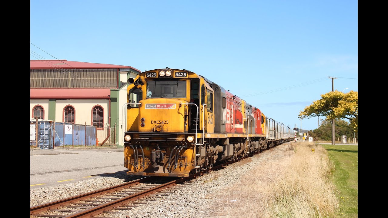 KiwiRail TranzAlpine at Greymouth 9th March 2024