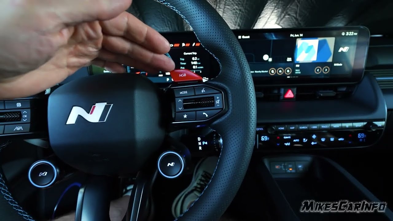 2025 Hyundai IONIQ 5 N -- Controls Explained — Dashboard, Steering Wheel & Screen Guide