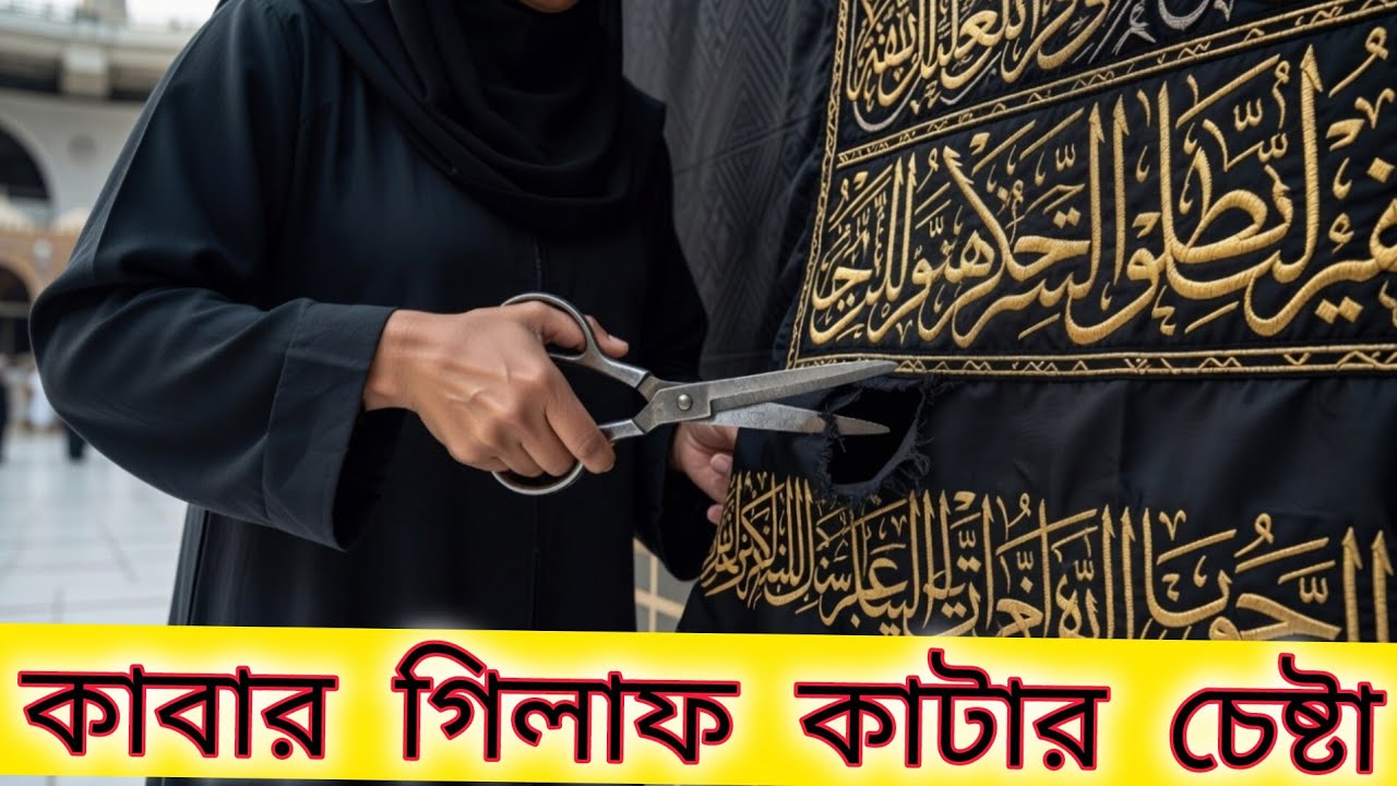 Is a woman's attempt to cut the Kaaba's shroud in Mecca an insult or a cry? | Kaaba Ghilaf | ATV USA